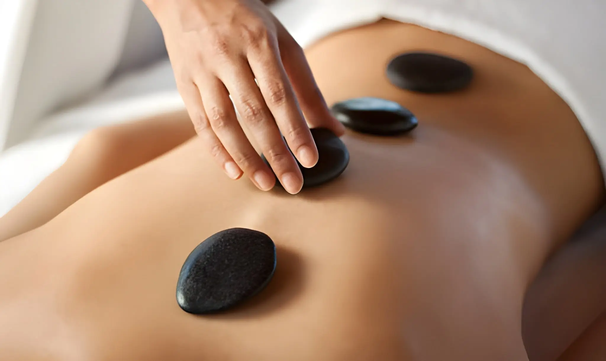 hot stone therapy
